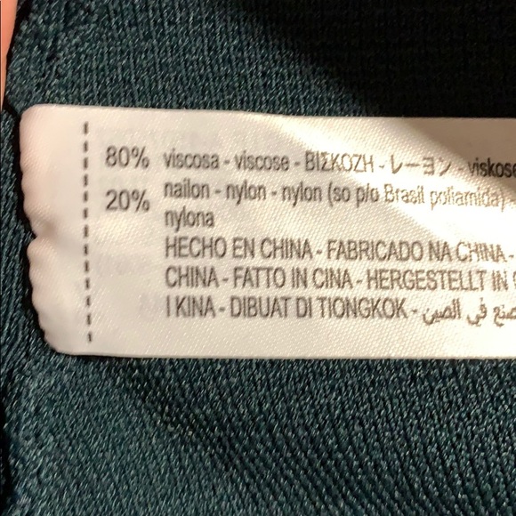 COPY - NWT. Zara Green Knit A-line Maxi Dress. Size S. - Picture 8 of 9